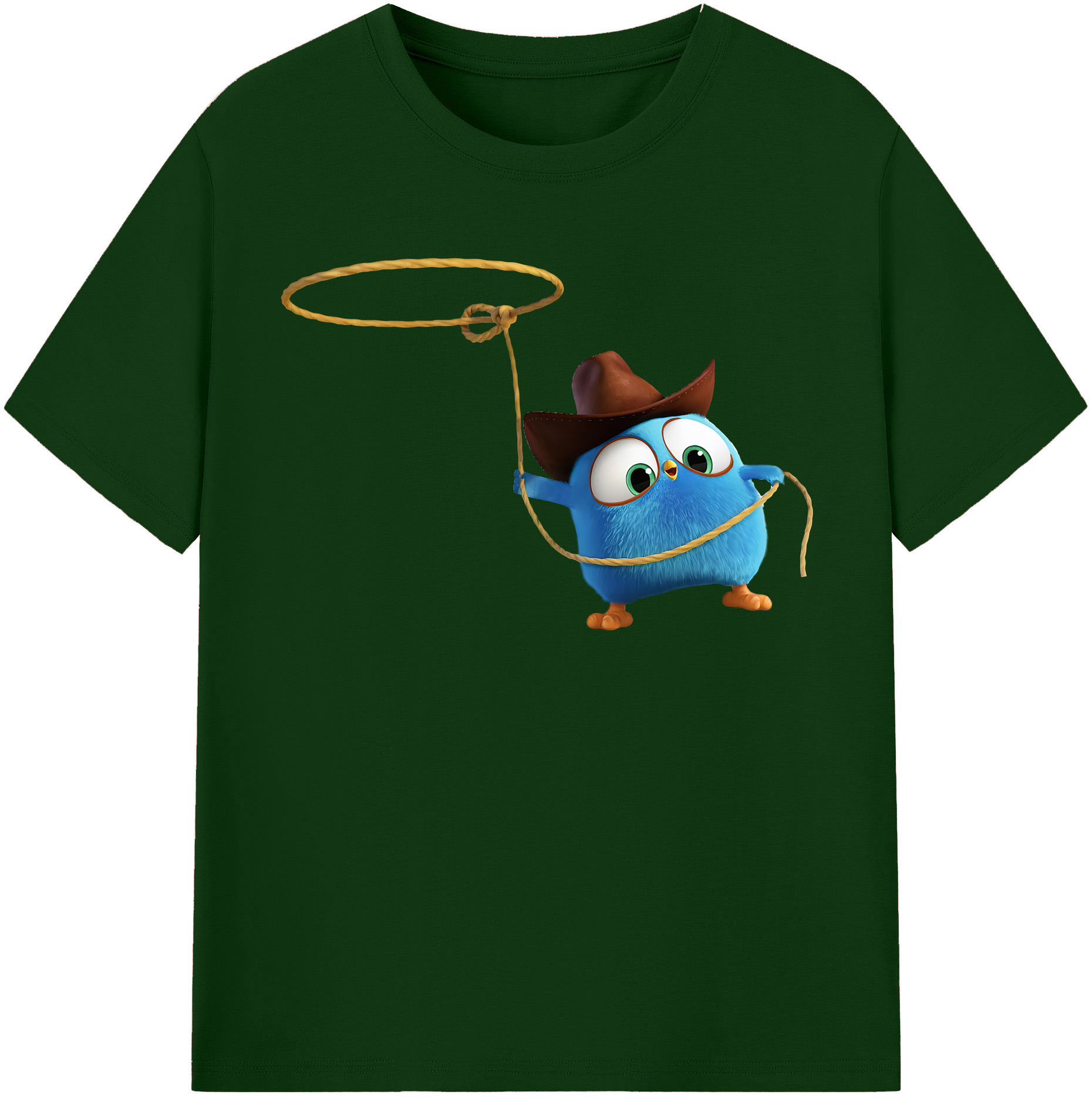 （画像用） Angry Birds アングリーバード 綿100％半袖Tシャツ（フロントプリント）